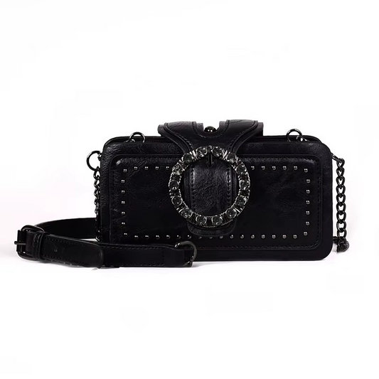 Aussi - Diamond Crossbody Leather Bag